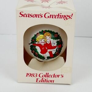 1983 Campbell's Soup Kids Collector's Edition Christmas Ball Ornament IN BOX